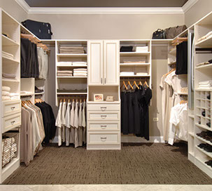 Custom Paint Grade Wainscoting and Crown Molding with a Swiss Coffee Lacquer Finish.