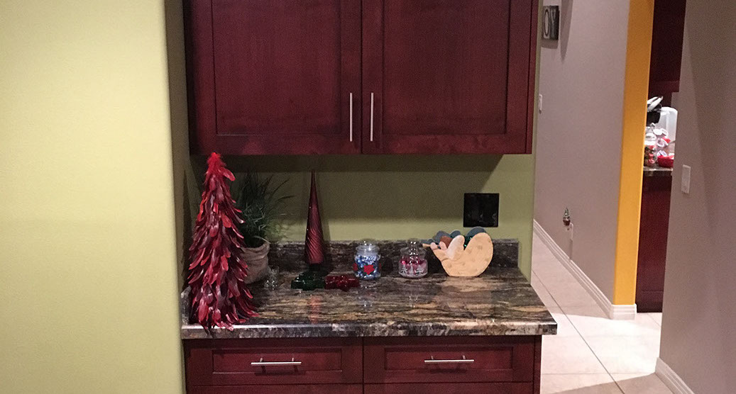 Traditional Paint Grade Entertainment Center with an Antique White Lacquer Finish