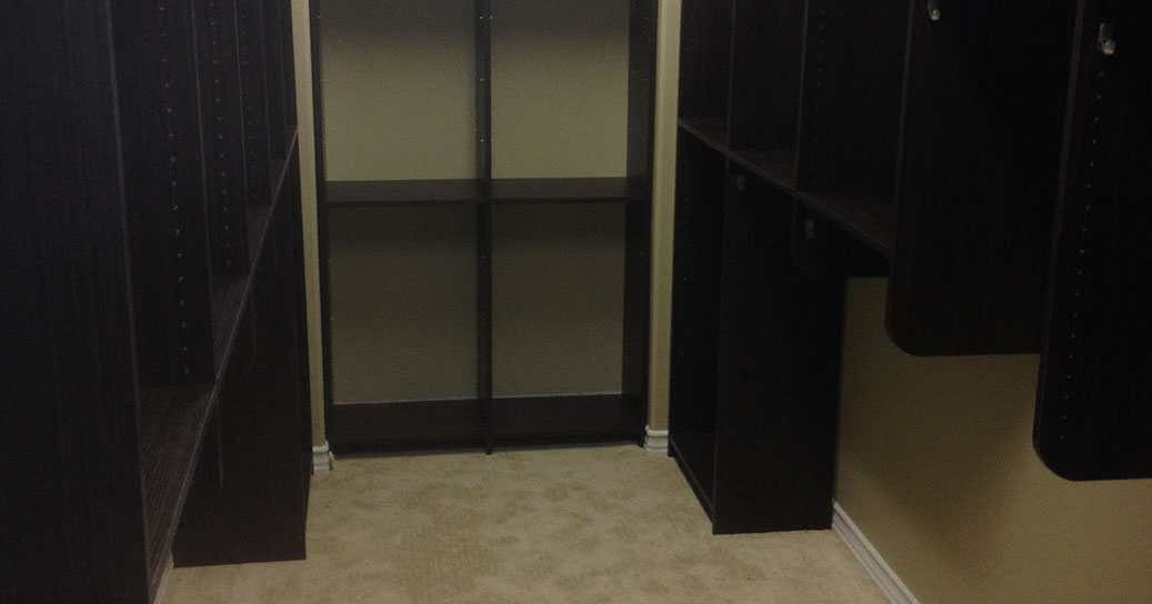 Custom Paint Grade Wainscoting and Crown Molding with a Swiss Coffee Lacquer Finish.