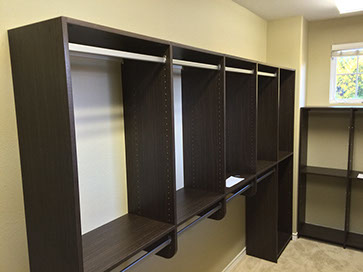 Custom Paint Grade Wainscoting and Crown Molding with a Swiss Coffee Lacquer Finish.