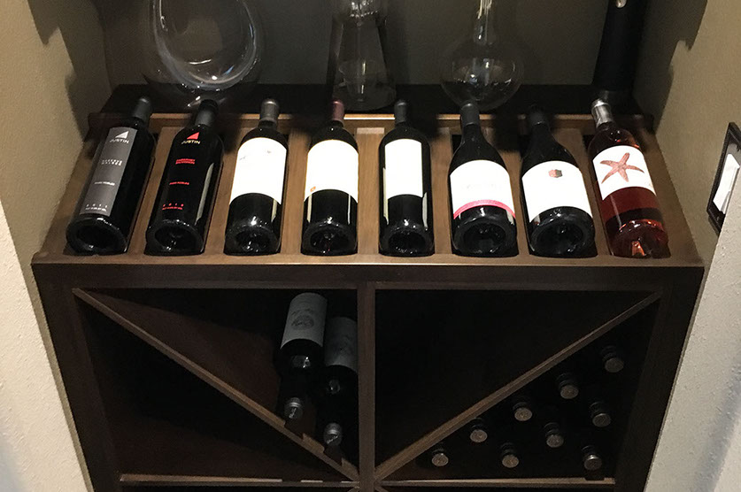 Traditional Paint Grade Entertainment Center with an Antique White Lacquer Finish