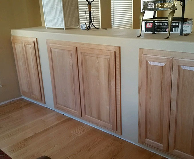 Traditional Paint Grade Entertainment Center with an Antique White Lacquer Finish