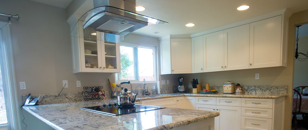 Residential Custom Paint Grade Shaker Style Frameless Kitchen Remodel