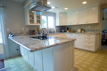 Residential Custom Paint Grade Shaker Style Frameless Kitchen Remodel